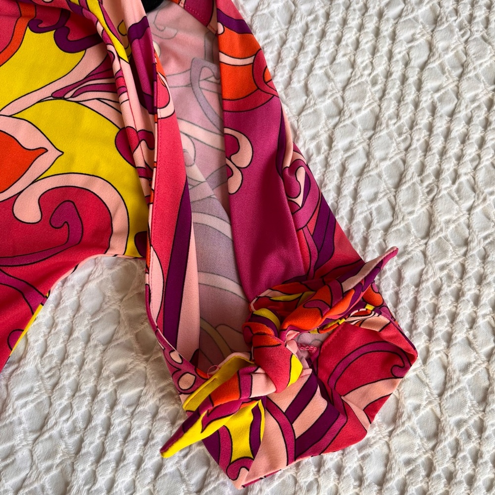 Trina Turk Floral Shift Dress in Pink, Orange & Yellow NWT - Picture 11 of 12